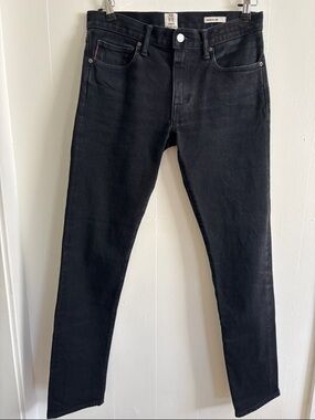 HIROSHI KATO The Pen Slim Fit Men's Black Jeans 31 Made in the USA